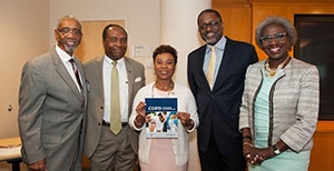 Congressional Black Caucus members pose for photo during visit to the NIH Clinical Center