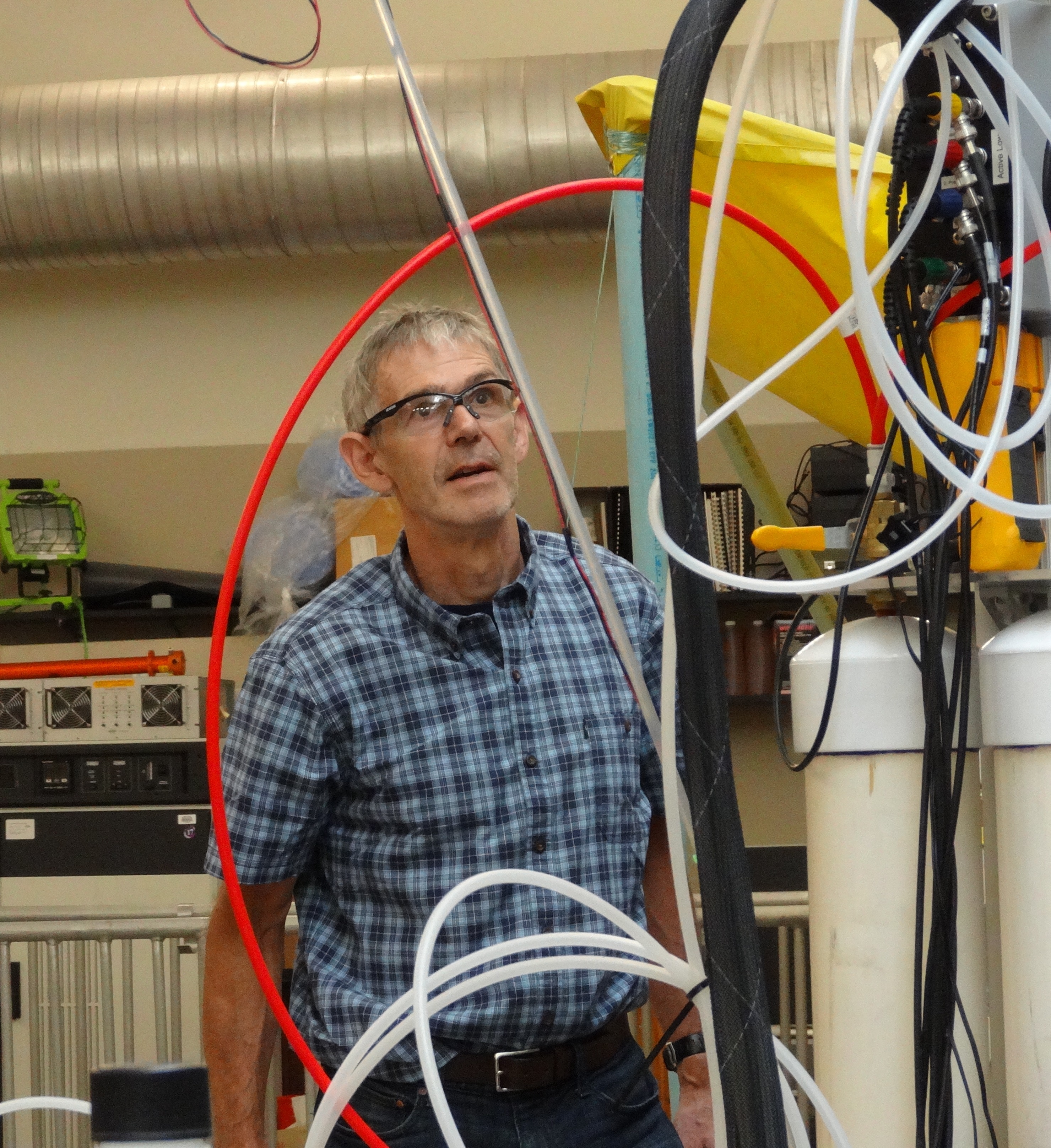 Photo of Dr. Adrian Bax in Lab