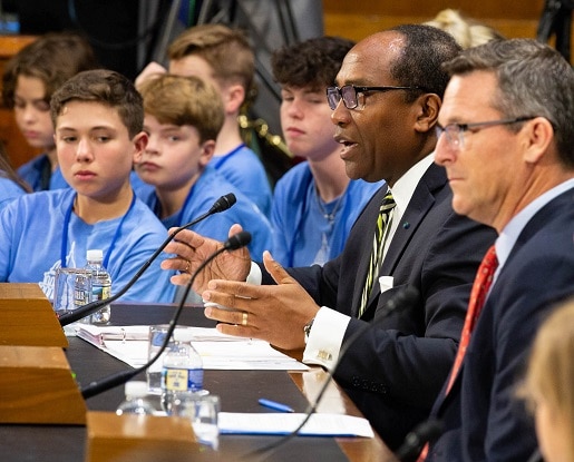 Dr. Griffin P. Rodgers testifies about type 1 diabetes research.