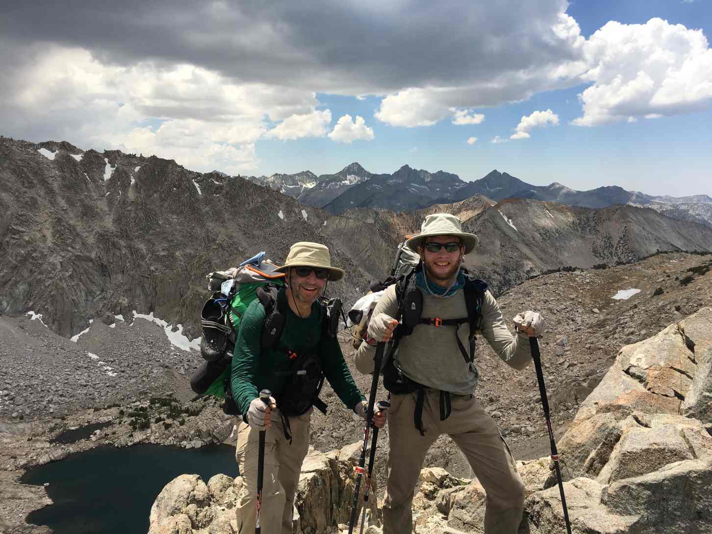 Dr. William Cefalu at the crest of Mt. Whitney