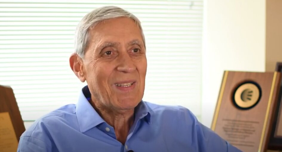 NIDDK Director Emeritus Dr. Allen M. Spiegel during his oral history video.