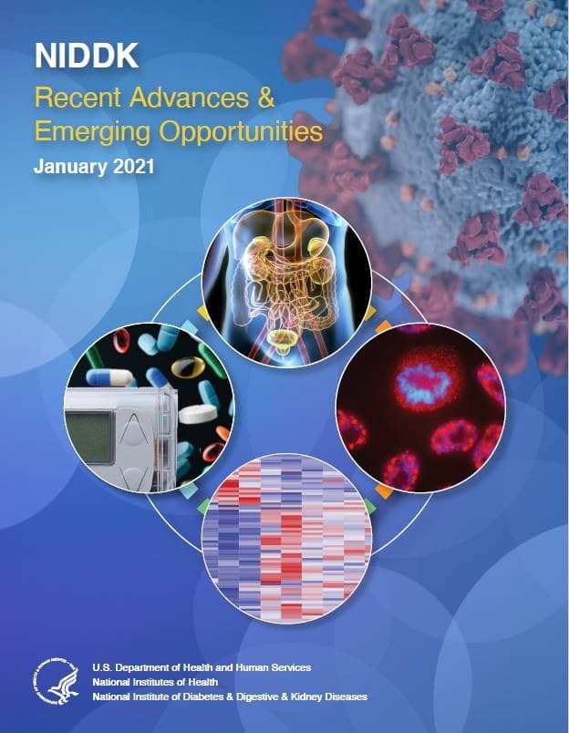 Cover of NIDDK Recent Advances and Emerging Opportunities annual report (2021).