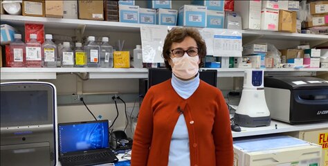 Biologist in NIDDK lab.