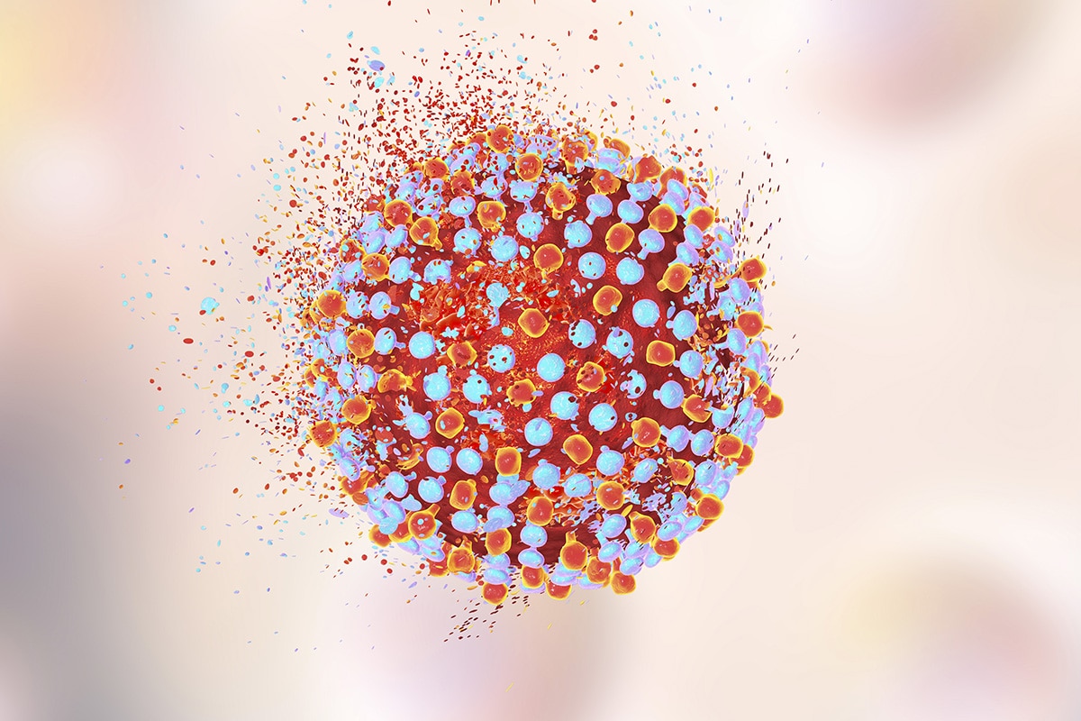 Conceptual image for hepatitis C treatment