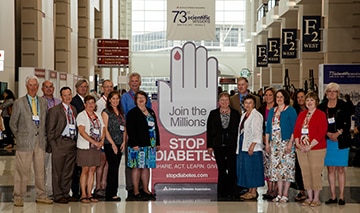 Photo of a group of participants in the NIDDK-funded Diabetes Control and Complications Trial