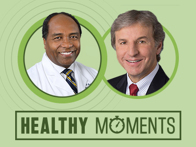 Photo of NIDDK Director Dr. Griffin Rodgers and Dr. William Cefalu.
