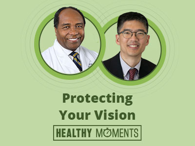 Photo of NIDDK Director Dr. Griffin Rodgers and Dr. Michael Chiang.