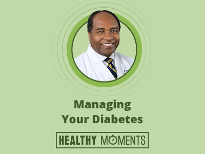 NIDDK Director Dr. Griffin P. Rodgers on Healthy Moments: Managing Your Diabetes.