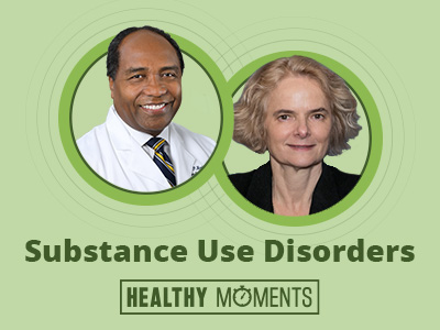 Photo of NIDDK Director Dr. Griffin Rodgers and NIDA Director Dr. Nora Volkow.