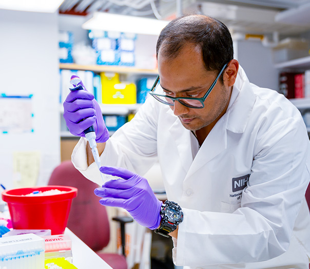 Scientist in lab