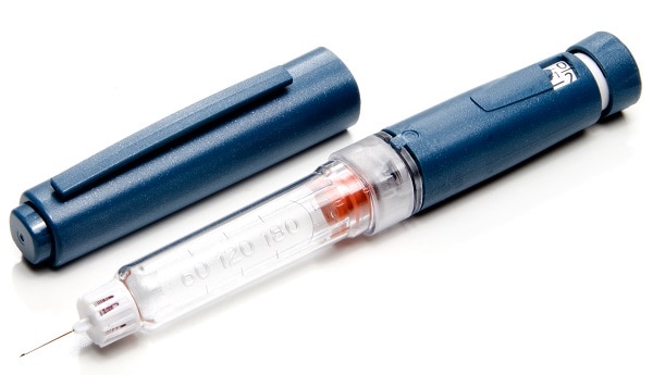 Photo of an insulin pen