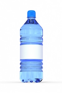 Bottled water.