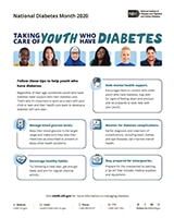 The NIDDK's National Diabetes Month Flyer