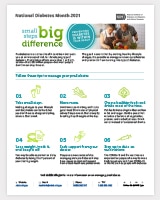 The NIDDK's National Diabetes Month Flyer