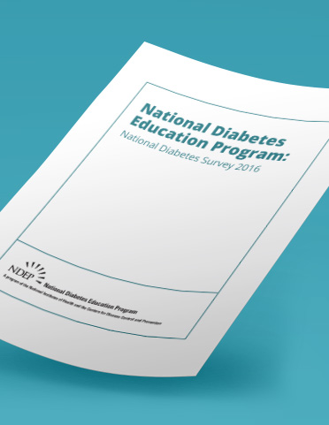 National Diabetes Education Program Report Cover