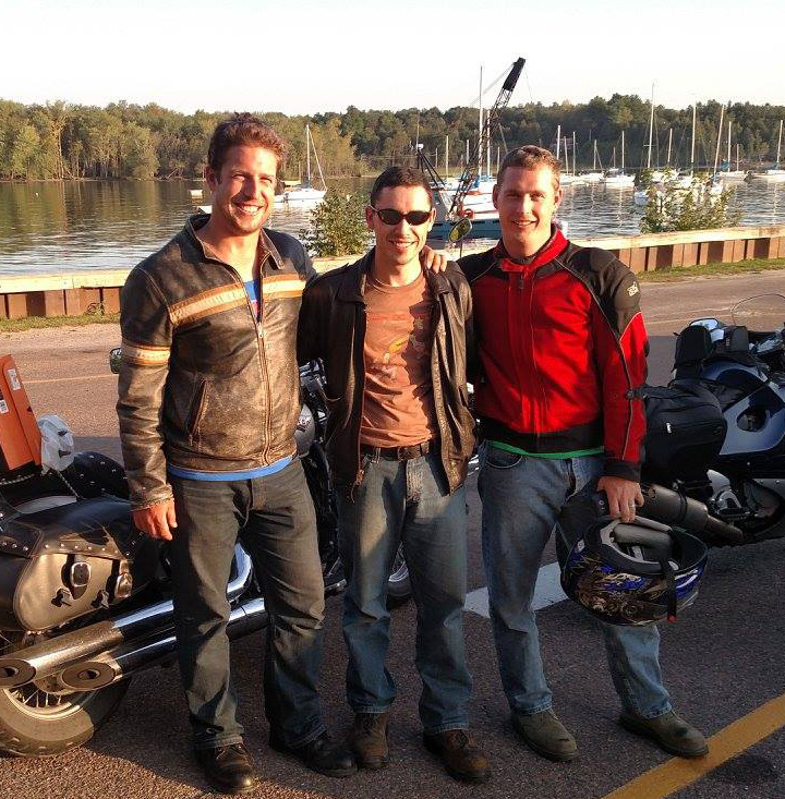 Mike (left) and his two brothers participate in the NIDDK-supported RADIANT study