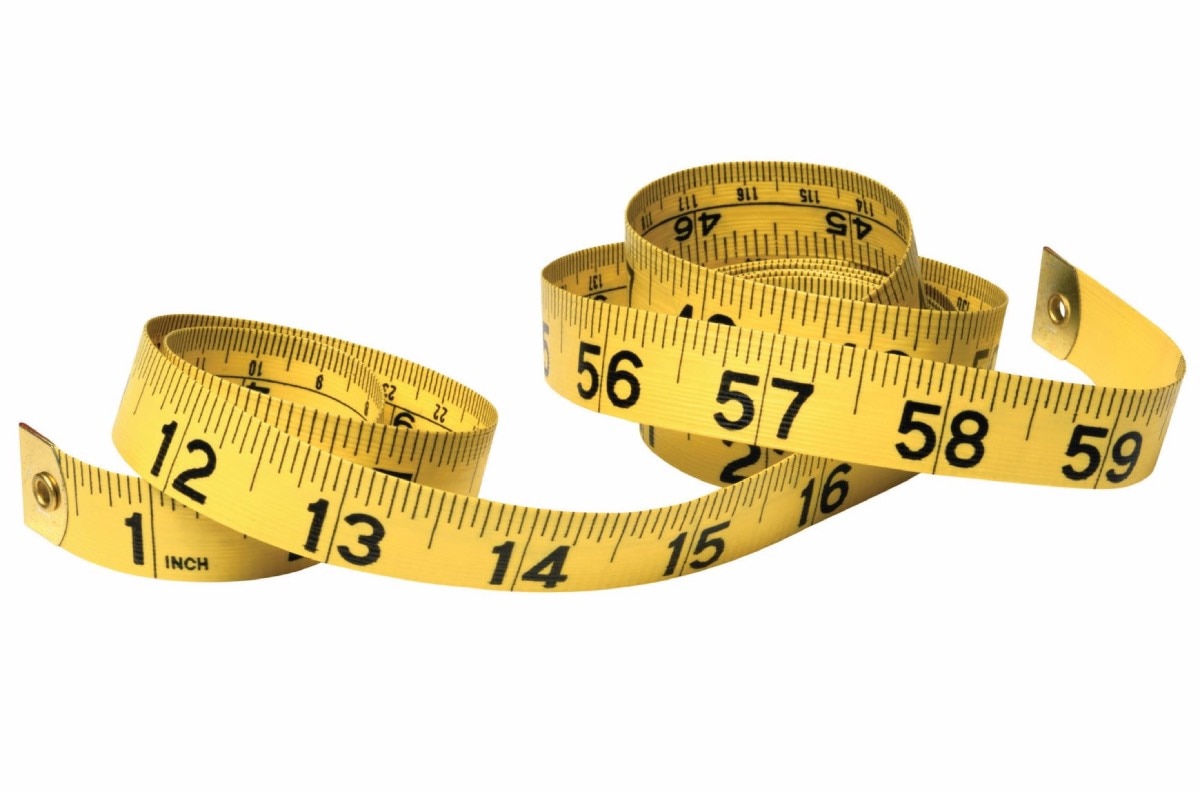 A tape measure.