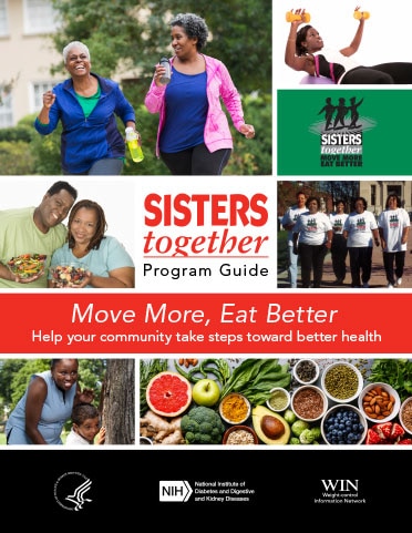 The Sisters Together" program guide brochure cover