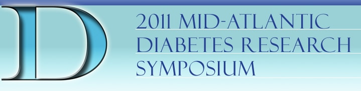 Banner for the 201 Mid Atlantic Diabetes Research Symposium.