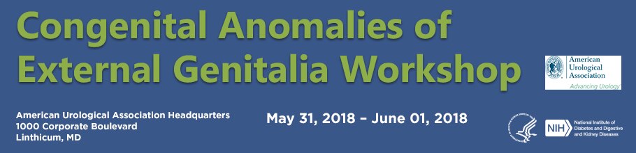 2018 Congenital Anomalies of External Genitalia Workshop banner