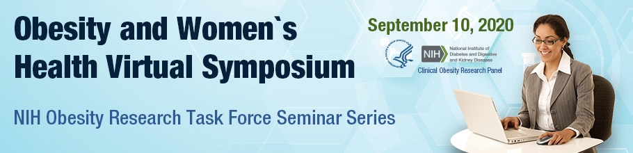 Web banner for the Obesity and Women's Health Virtual Symposium