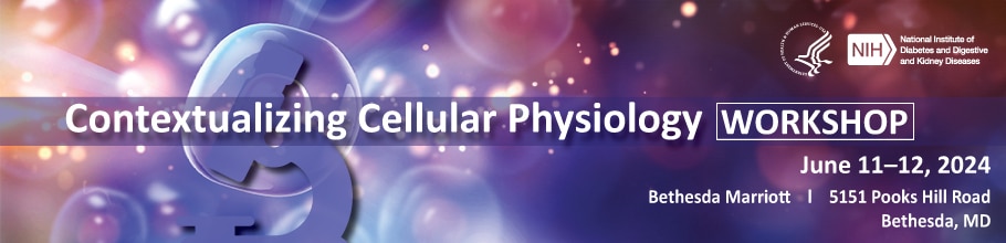 Meeting banner for the 2024 Contextualizing Cellular Physiology Workshop