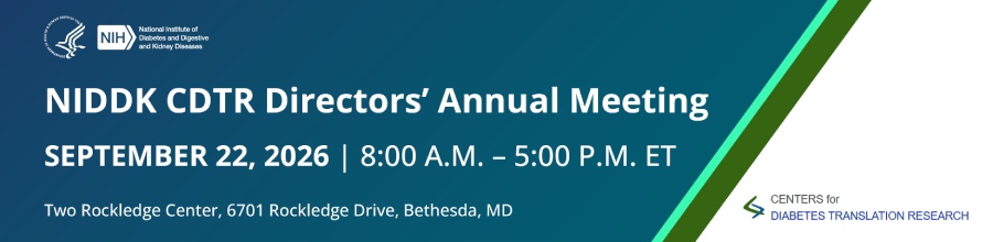 NIDDK CDTR Director's Annual Meeting banner