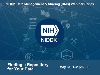 Social media and rollup image for Data Management & Sharing (DMS) Webinar 2: Finding a Repository for your Data