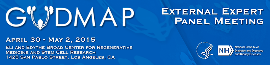 Banner for the 2015 GUDMAP External Expert Panel Meeting.