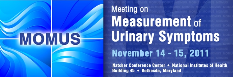 Banner for the 2011 Meeting on Measurement of Urinary Symptoms