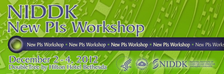 Banner for the 2012 NIDDK New PI Workshop