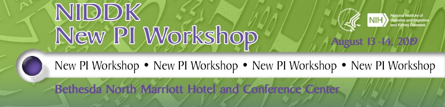 Banner for the New PI Workshop 2019