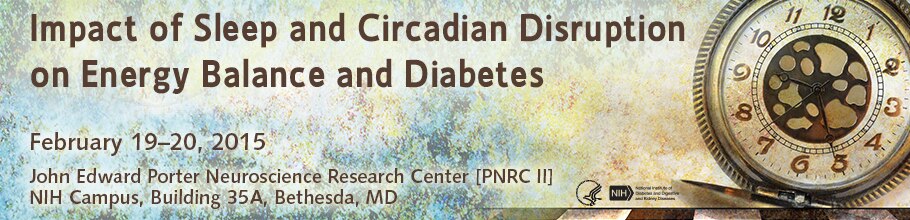 Banner for the 2015 Workshop on the Impact of Sleep and Circadian Disruption on Energy Balance and Diabetes