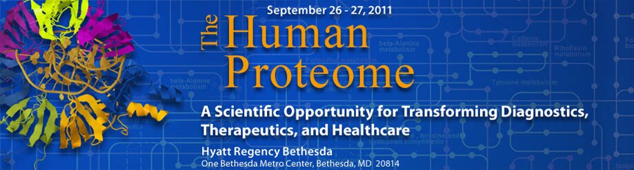 Banner for the 2011 Conference on The Human Proteome