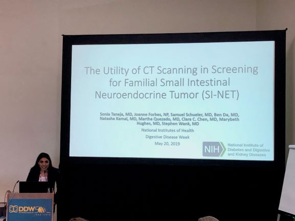 Dr. Sonia Taneja presenting