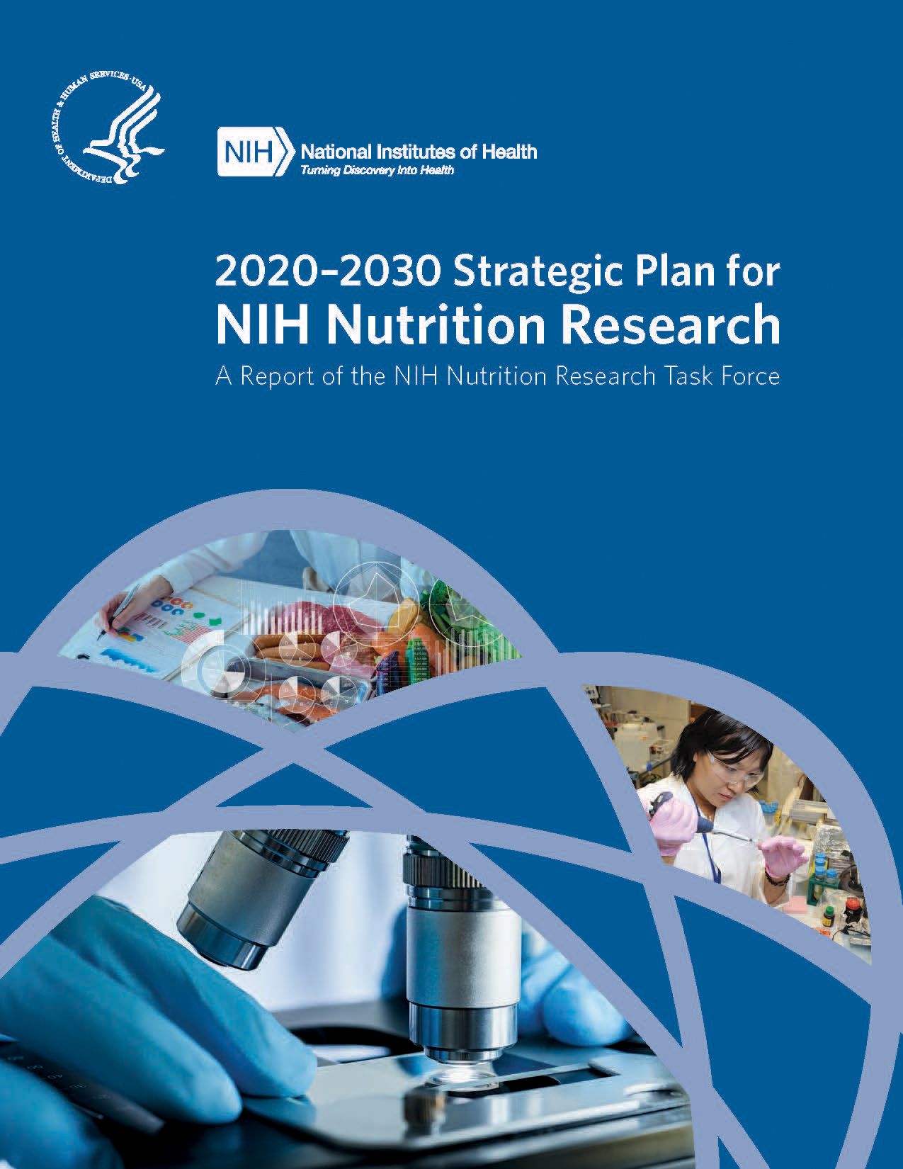 2020 NIH Nutrition Research Strategic Plan Cover.