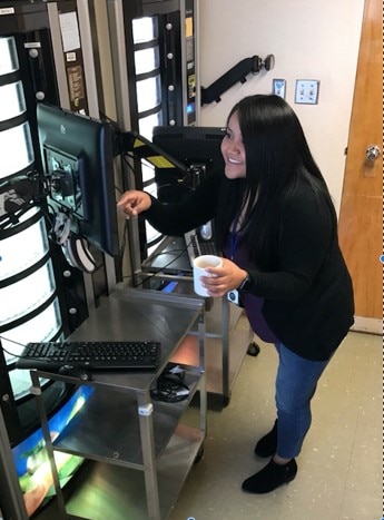 Vending machines are used in our unit to facilitate inpatient studies that measure ad libitum food consumption.