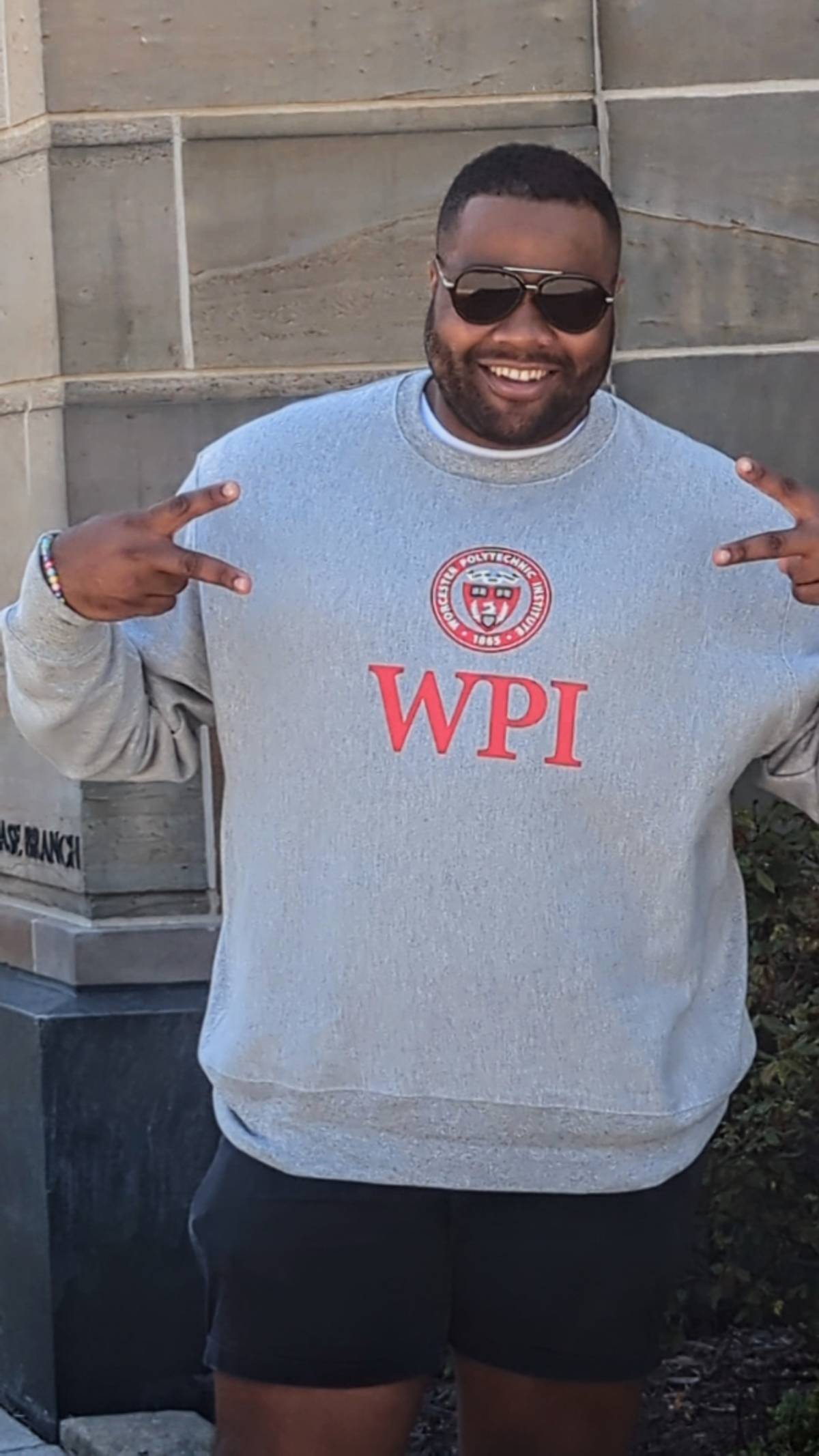 Still image from the Karl signs with WPI YouTube video